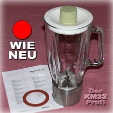 █ BRAUN KM32 ? WIE NEU ? GLASMIXER für Küchenmaschine Standmixer KM 32 31 MX