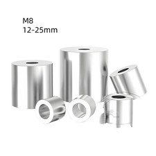 6063 Aluminium Alu Hülsen M8