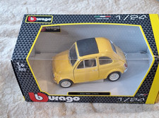 Bburago Fiat 500F 1:24 gelb