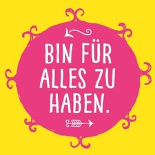 Kühlschrankmagnet Magnet Sticky Jam "Bin für Alles zu haben"