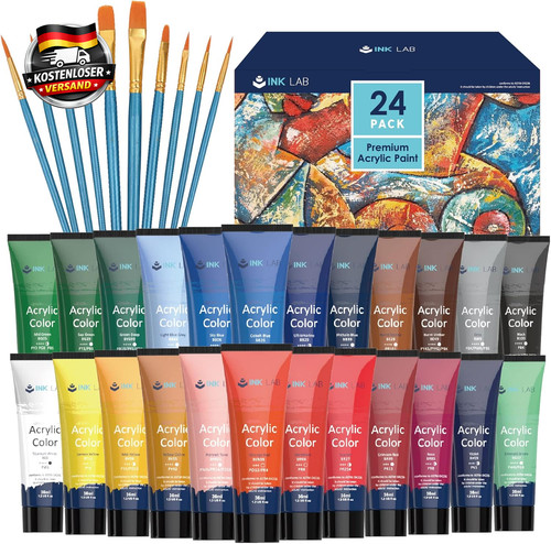Acrylfarben set 24x36ml - set,