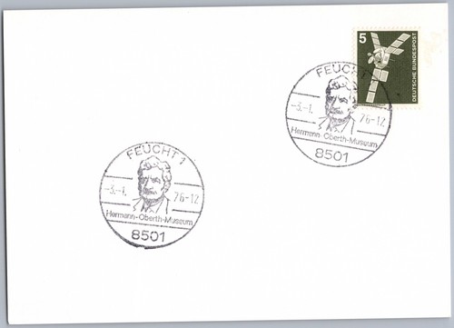 Karte sst sonderstempel feucht - karte,