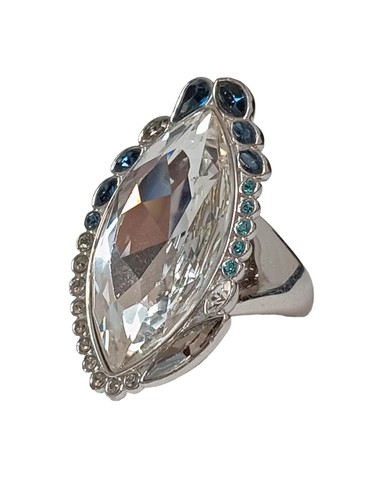 Swarovski statementring damen - statementring,