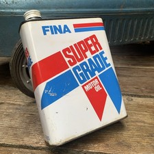 Fina Motor Oil Öldose 60er Jahre Deko Vespa Scooter Oldtimer Garage Werkstatt ?