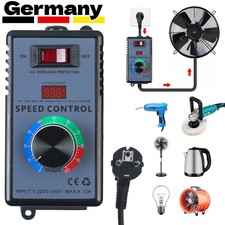 230V Drehzahlregler Drehzahlsteller Motordrehzahlsteuerung Ventilatoren Motoren.