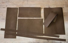 Dickleder Rindleder braun | Zuschnitt für Tasche Messerscheide Schwertscheide ua