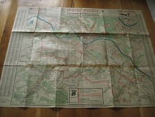 alter großer Stadtplan von