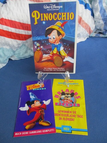 Pinocchio vhs erstauflage - vhs,