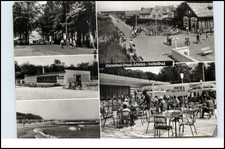 GRAAL MÜRITZ Mehrbild-AK DDR ua. Broiler Gaststätte, Milchbar und Eis-Café