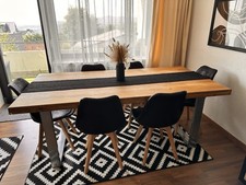 Esstisch aus Eiche & 6 Essstühle