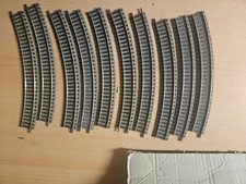 10 Gleise Fleischmann H0 6120 Bogen 36° Radius 356,5 gebraucht