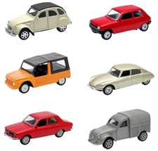 Set 6 Autos Citroën Renault 3