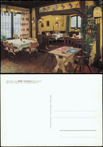 Ansichtskarte glottertal - ansichtskarte,