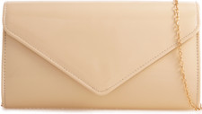 Damen lackleder clutch tasche - ,
