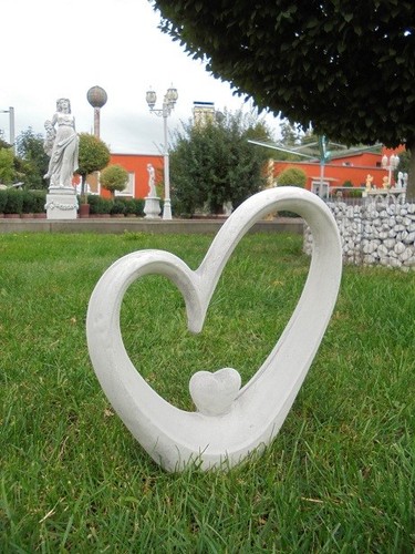Herz gartenfigur park - gartenfigur,,