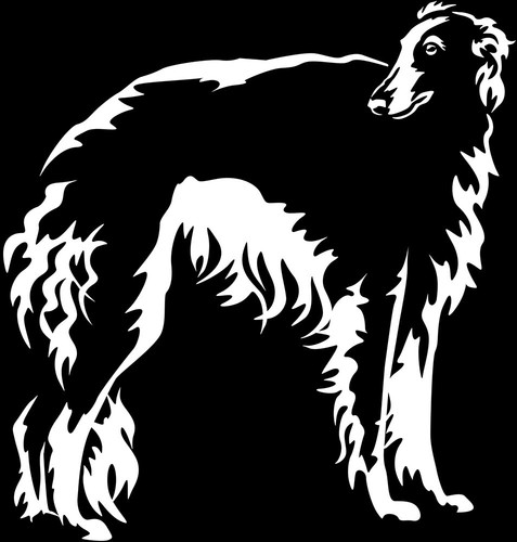 Barsoi aufkleber - barsoi,