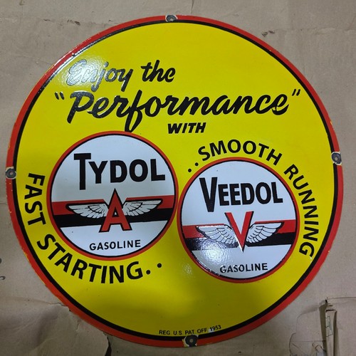 Tydol veedol benzin - tydol, porzellan