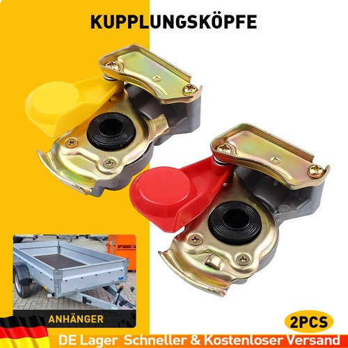 Kupplungskopf satz rot gelb - kupplungskopf,