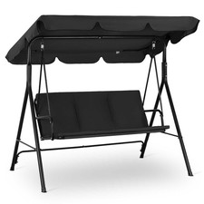 B-WARE Hollywoodschaukel Gartenschaukel Gartenliege Bank Dach 3-Sitzer Strattore