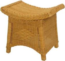 Rattan Fußhocker geschwungene