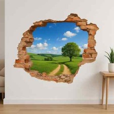 3D Mauerloch Wandtattoo – Coole Illusion für Wand, Flur & Jugendzimmer