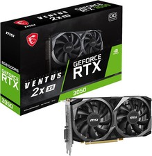 Grafikkarte MSI GeForce RTX 3050 Ventus 2x 8GB OC GDDR6 DVI HDMI DisplayPort