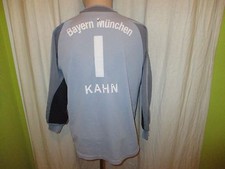 FC Bayern München Adidas Torwart Trikot 2002/03 "-T---Mobile-" + Nr.1 Kahn Gr.S