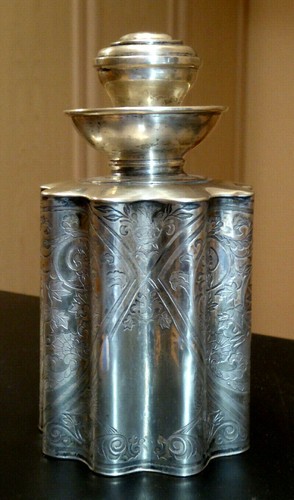 Feinste teedose silber 13 - teedose,
