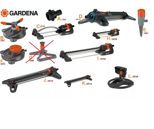 Gardena regner rasensprenger - regner,