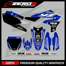 YAMAHA MOTOCROSS GRAFIKSATZ MX AUFKLEBER: YZ YZF 65 85 125 250 450 PRIME BLAU/GRAU