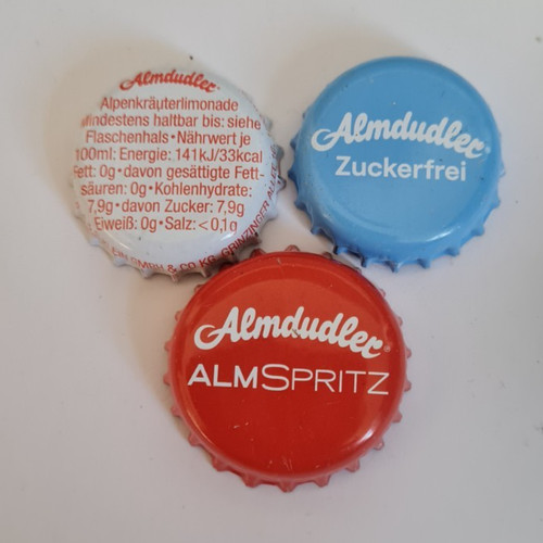 Almdudler kronkorken bottle - kronkorken,