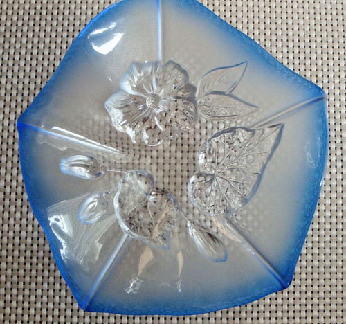 Anbietschale mit blumen motiv - mit, blumen-motiv