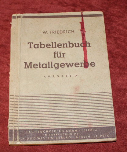 Tabellenbuch metallgewerbe - tabellenbuch,