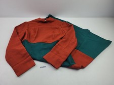 Mädchenkleid DDR Grün Rot