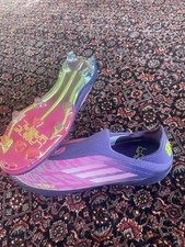 ADIDAS F50 ELITE LACELESS FG LAMINE YAMAL - LILLA/WEISS/GELB