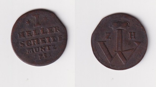 Heller kupfer münze - 1,