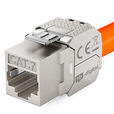 Cat7 Keystone Jack Modul Cat.7 RJ45 STP werkzeuglos Netzwerk Adapter  Buchse LAN