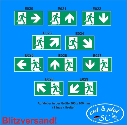 Nachleuchtend notausgang - nachleuchtend,
