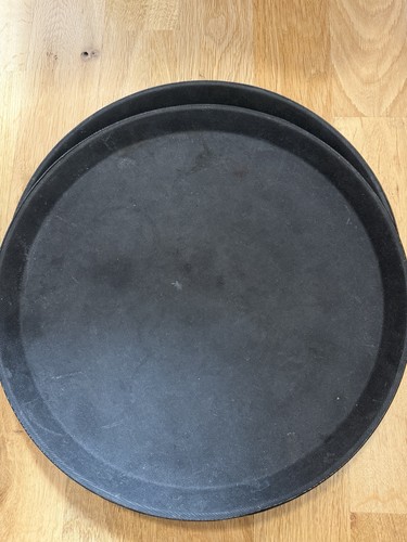 2er set serviertabletts - serviertabletts, rund