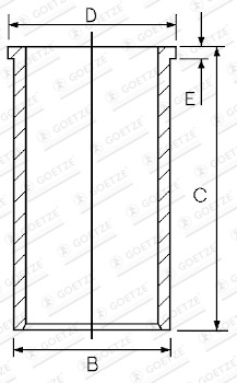 Goetze engine 020650 00 - engine, 14-020650-00
