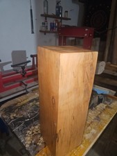 Holz-Säule Holzklotz massiv  Säule  Sitzblock  Hocker Massivholz Decoständer