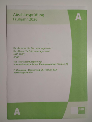 Ihk abschlussprüfung ap1 - ihk,