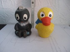 DDR Spielzeug  Quietsch Figuren“ Pittiplatsch & Schnatterinchen “ 70iger