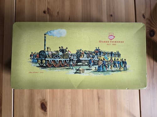 Blechdose teekanne 1960er - teekanne,