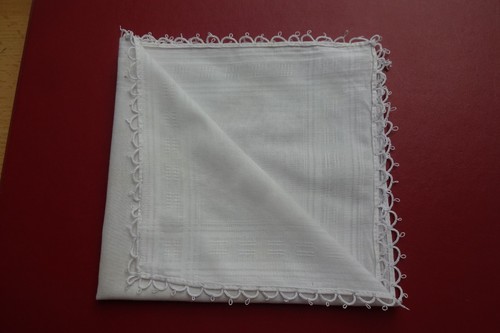 Damentaschentuch occhi spitze - damentaschentuch,