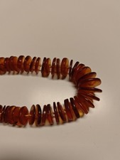 Bernsteinkette, geschliffen
