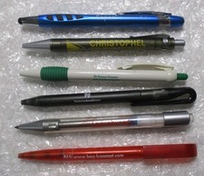 6x Kugelschreiber Lot-4 ua. CHRISTOPHEL Ladenburger BEG-luxomat Gepan Anwalt ...