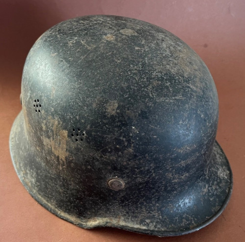 Alter feuerwehr stahlhelm - feuerwehr,