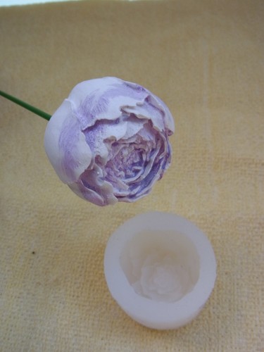 Silikon gießform kleine blume - kleine,