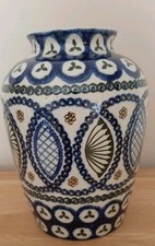 Bunzlau grosse Vase Antik